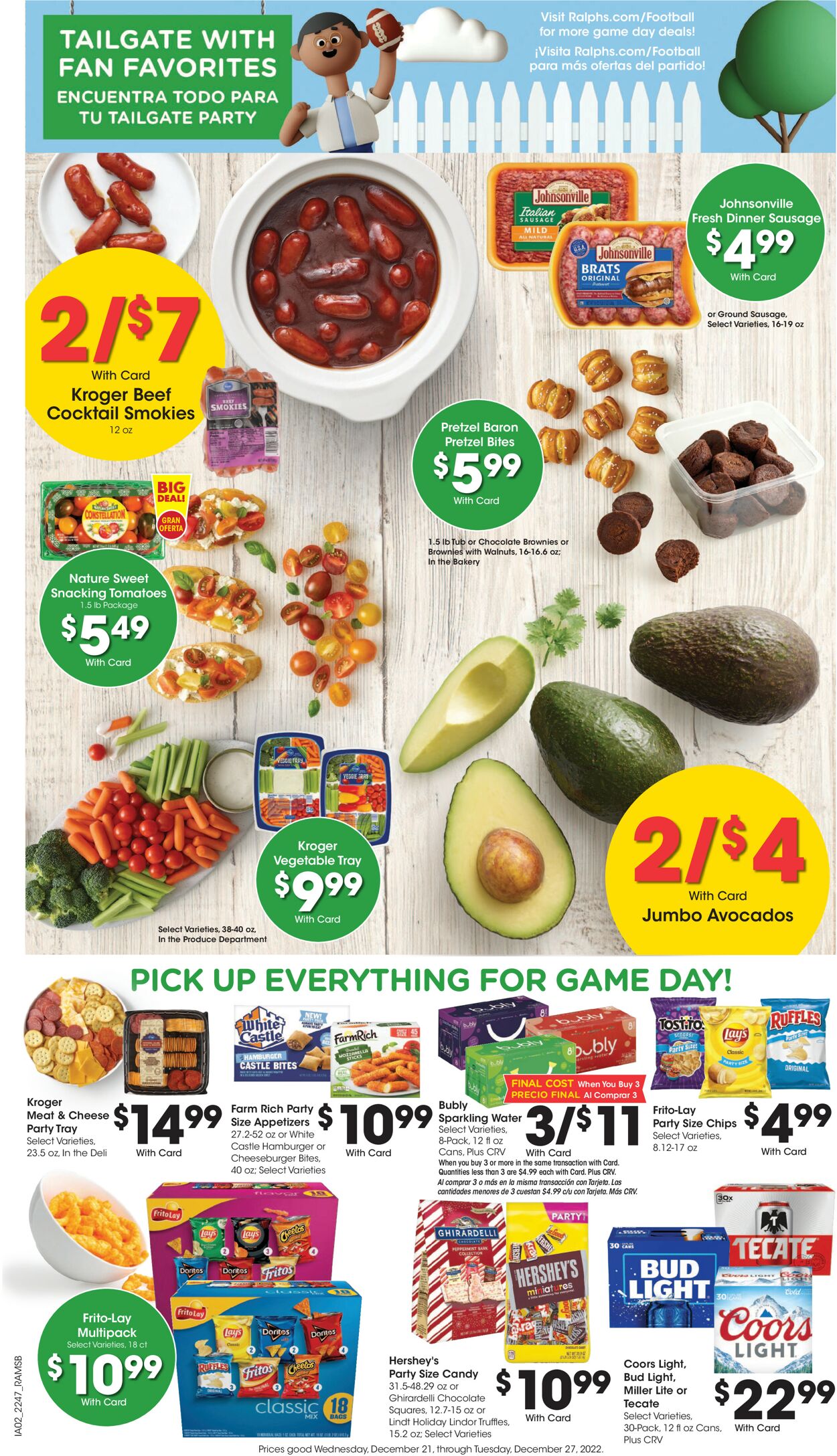 Catalogue Ralphs from 12/21/2022
