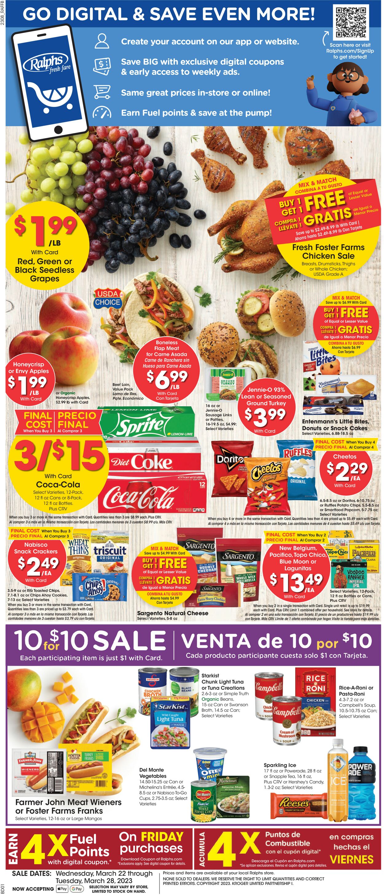 Catalogue Ralphs from 03/22/2023