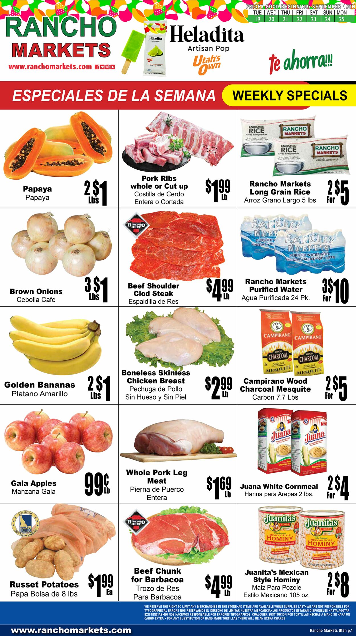 Catalogue Rancho Markets from 09/19/2023