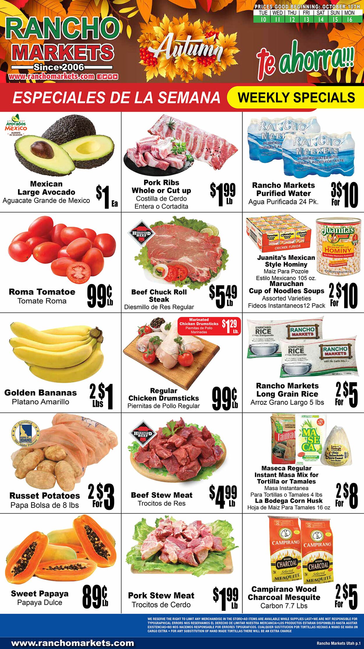 Catalogue Rancho Markets from 10/10/2023