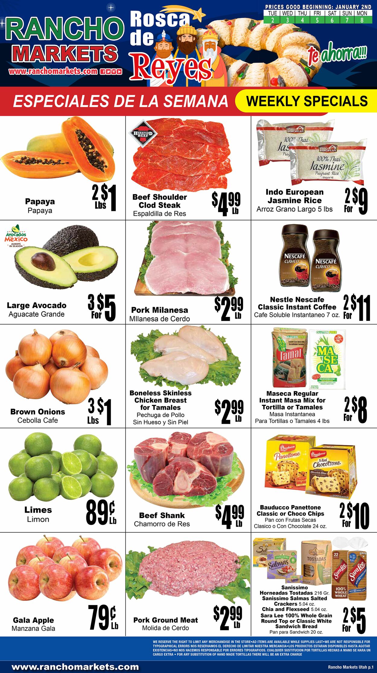 Catalogue Rancho Markets from 01/02/2024