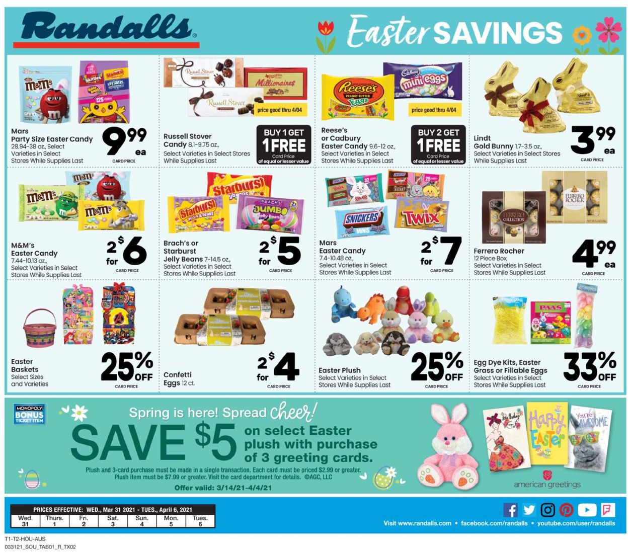 Randalls Easter 2021 Ad Current weekly ad 03/31 04/06/2021 [6