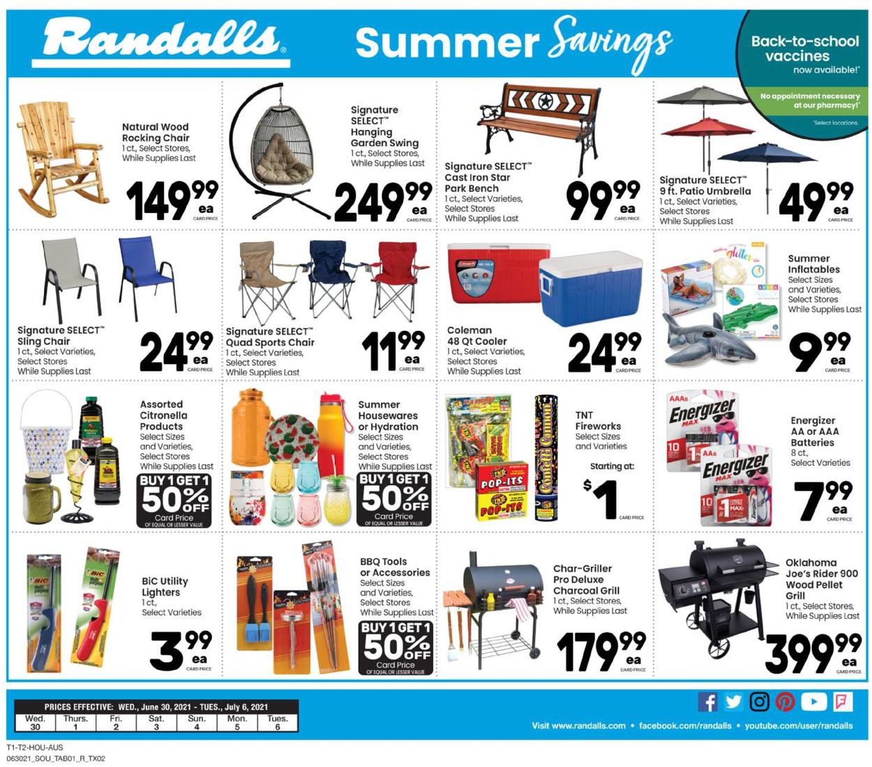 Catalogue Randalls from 06/30/2021