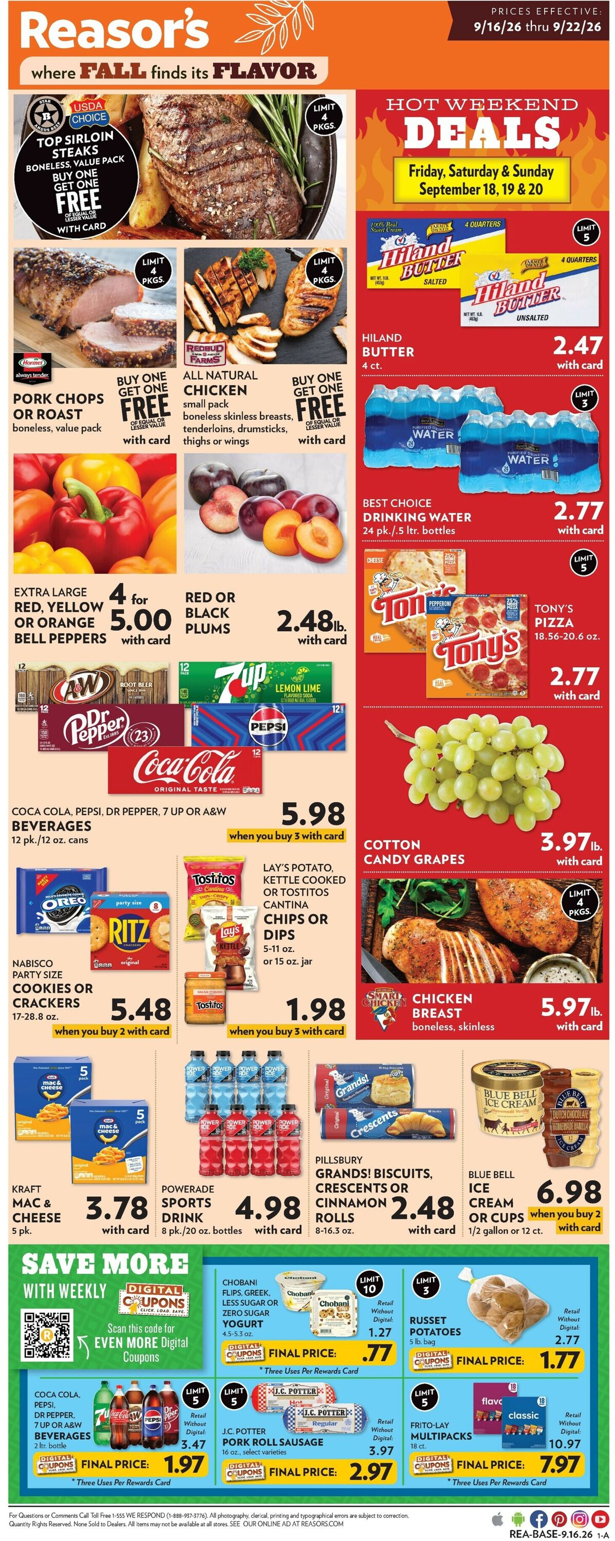 Catalogue Reasor's from 09/16/2026