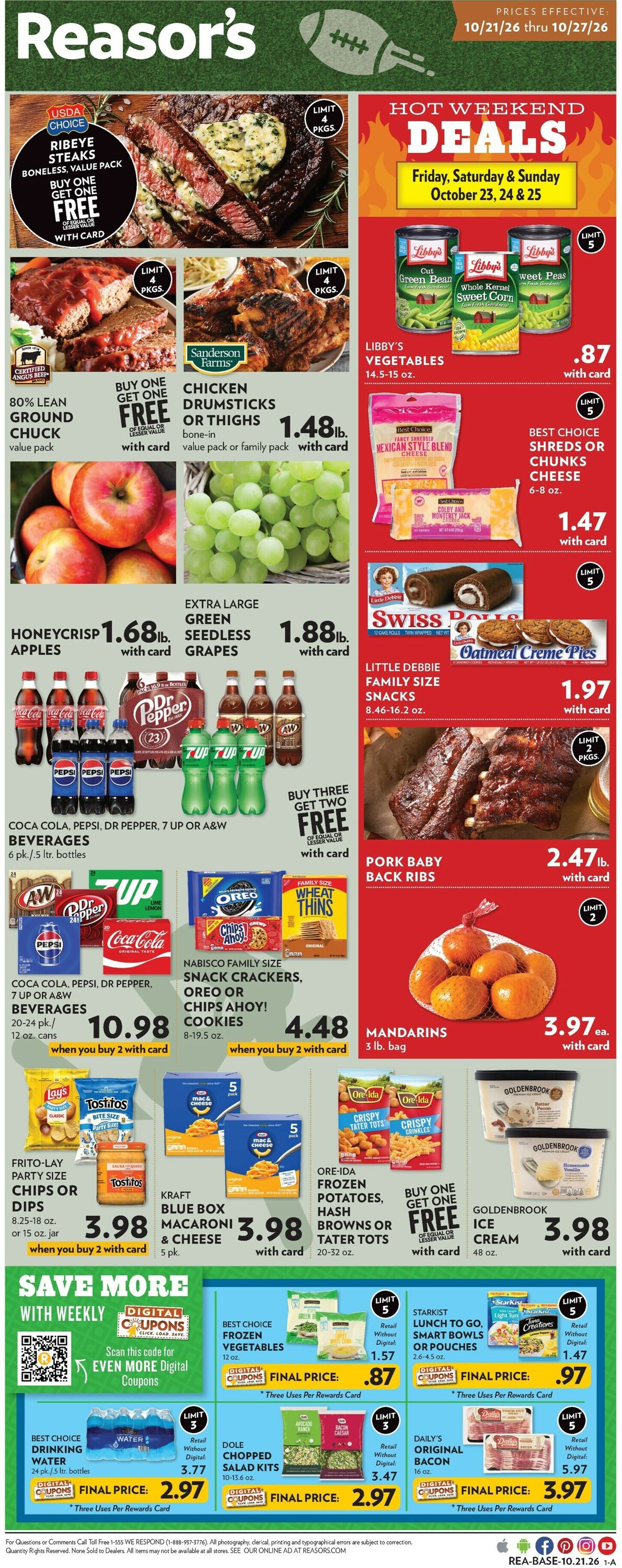 Catalogue Reasor's from 10/21/2026