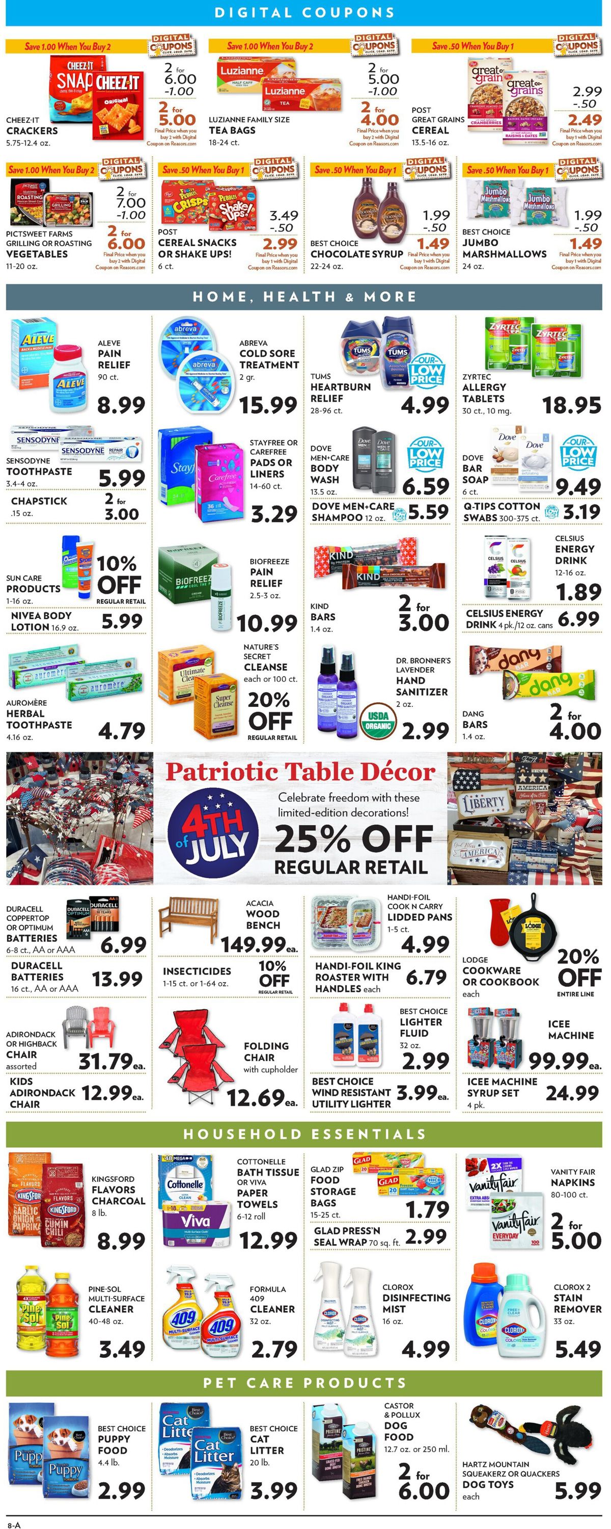 Catalogue Reasor's - 4th of July Sale from 06/29/2022