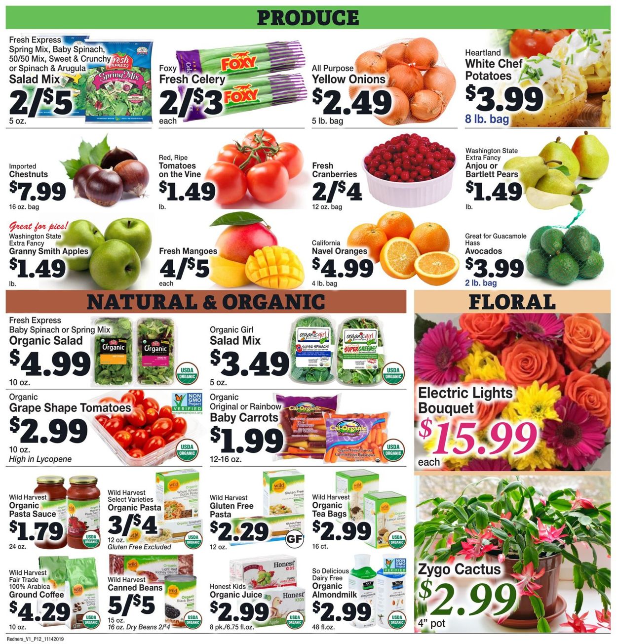 Catalogue Redner’s Warehouse Market from 11/14/2019
