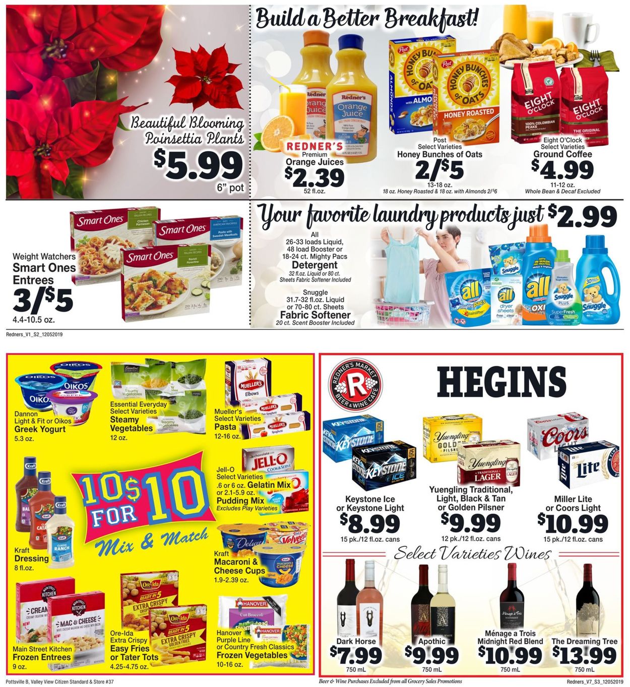 Catalogue Redner’s Warehouse Market - Holiday Ad 2019 from 12/05/2019