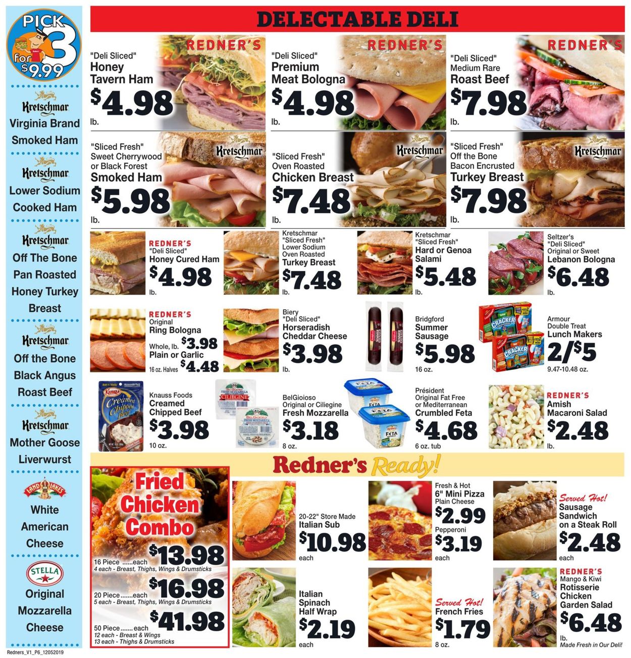 Catalogue Redner’s Warehouse Market - Holiday Ad 2019 from 12/05/2019