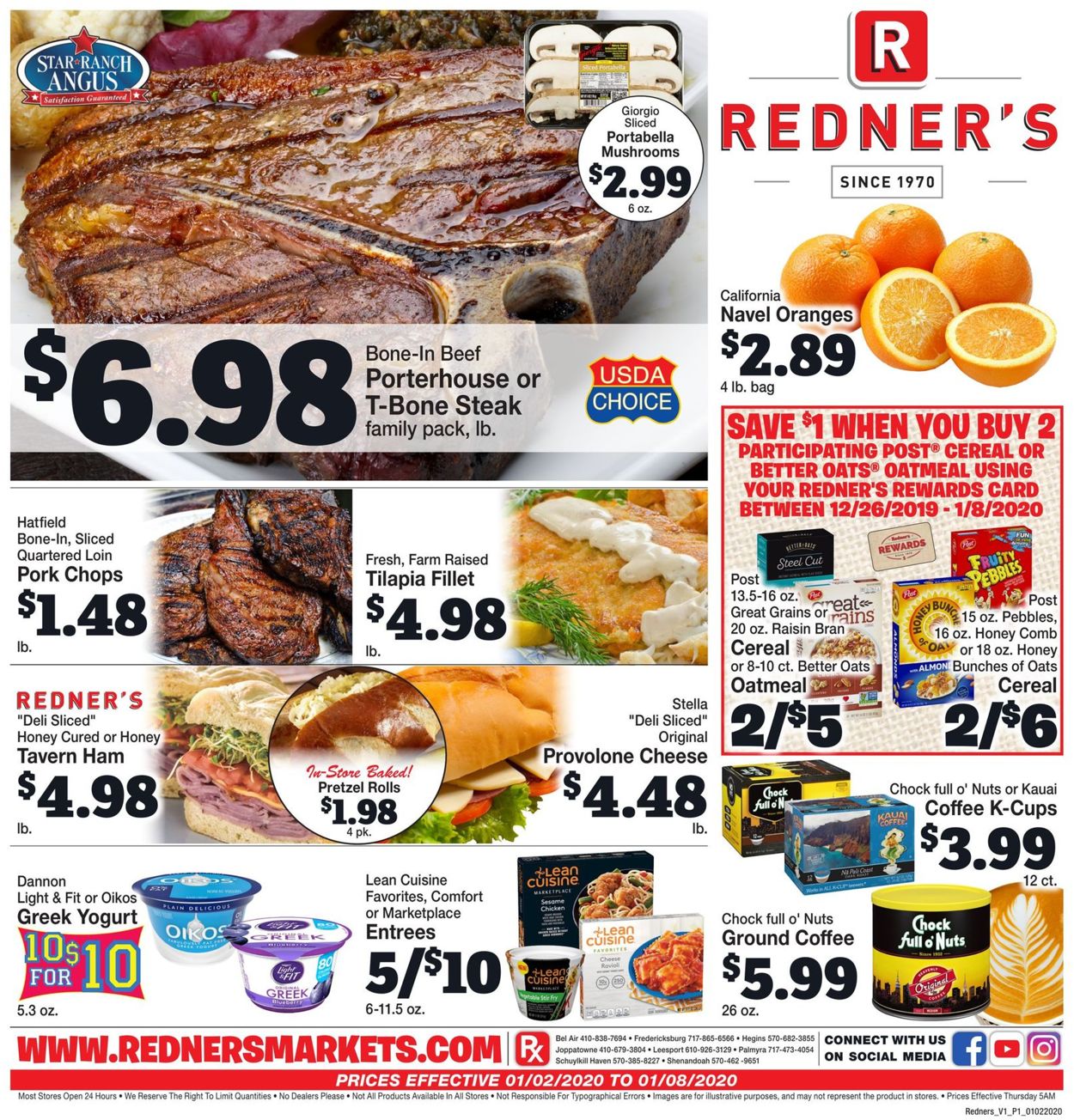Catalogue Redner’s Warehouse Market from 01/02/2020