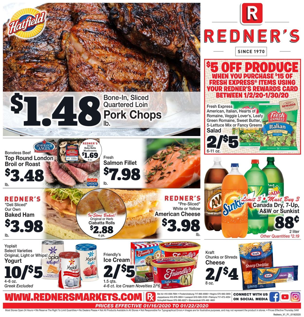 Catalogue Redner’s Warehouse Market from 01/16/2020