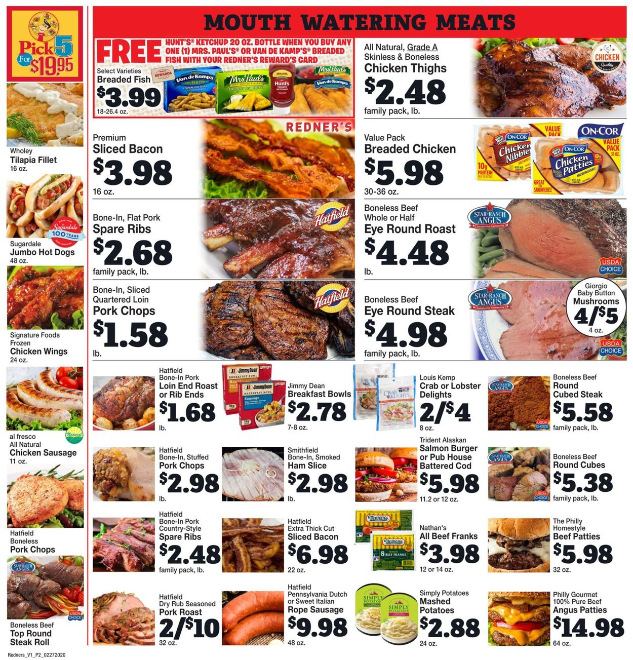 Catalogue Redner’s Warehouse Market from 02/27/2020