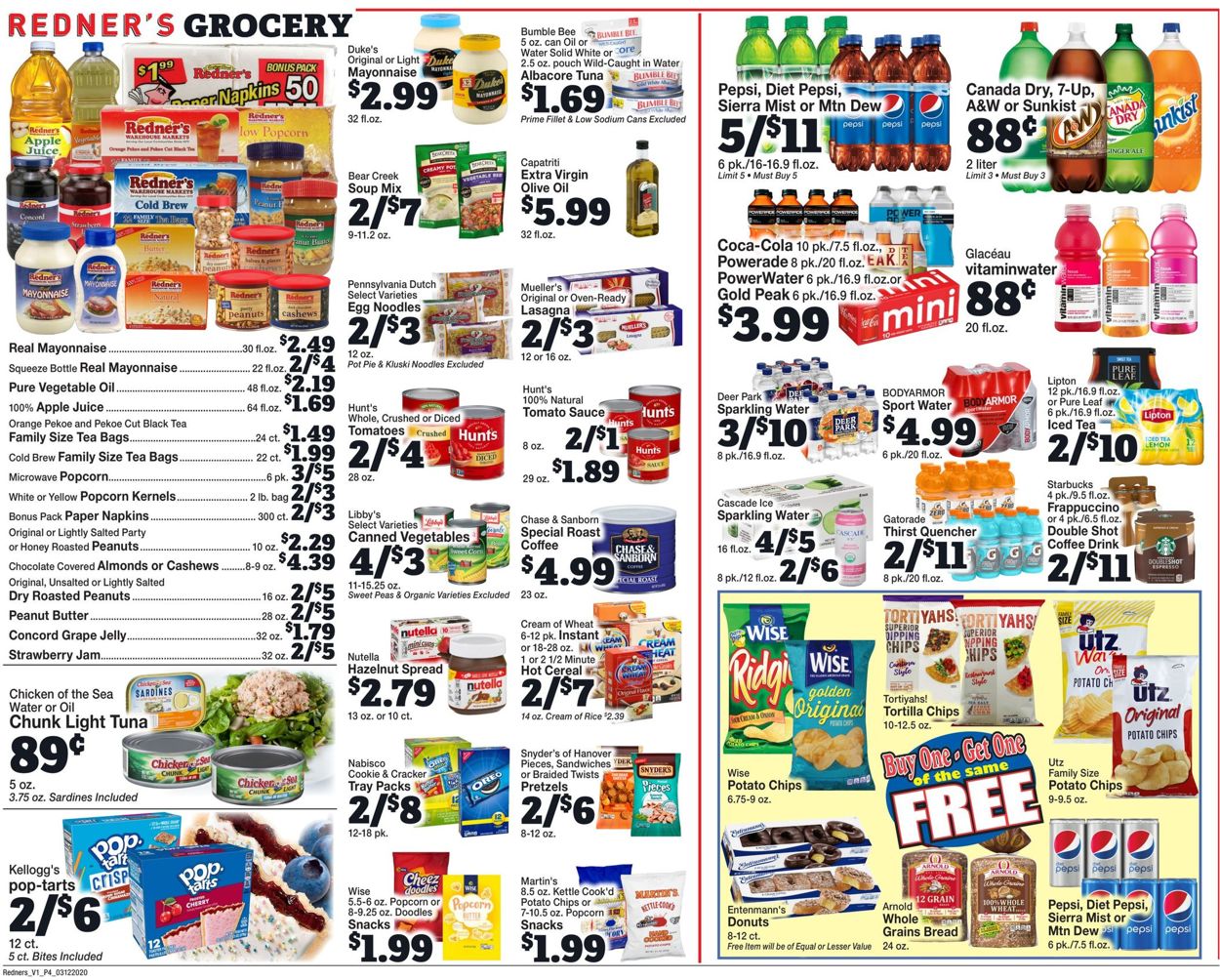 Catalogue Redner’s Warehouse Market from 03/12/2020