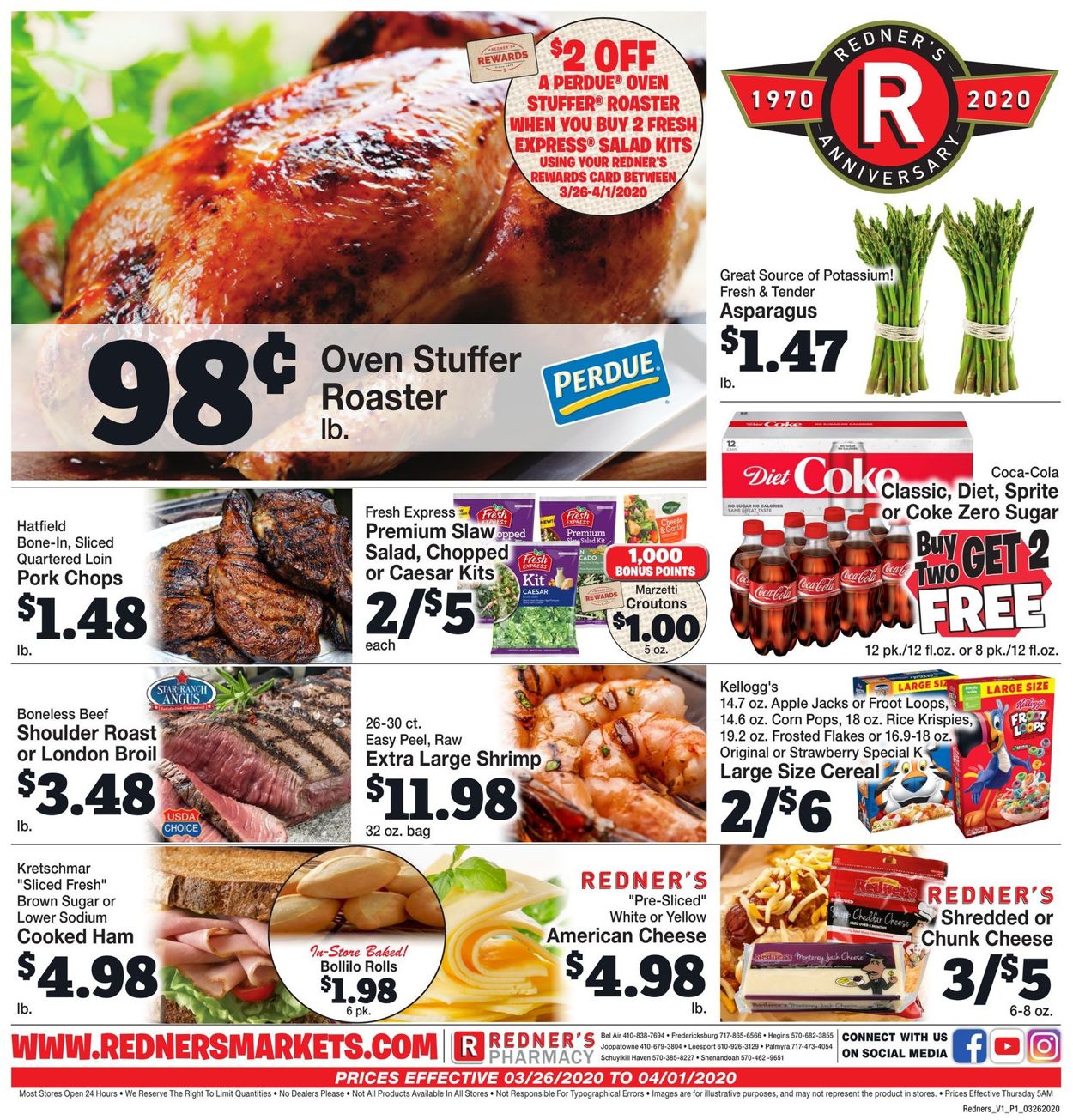 Catalogue Redner’s Warehouse Market from 03/26/2020