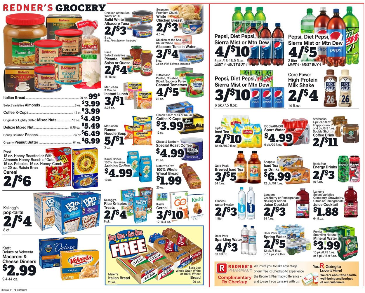 Catalogue Redner’s Warehouse Market from 03/26/2020