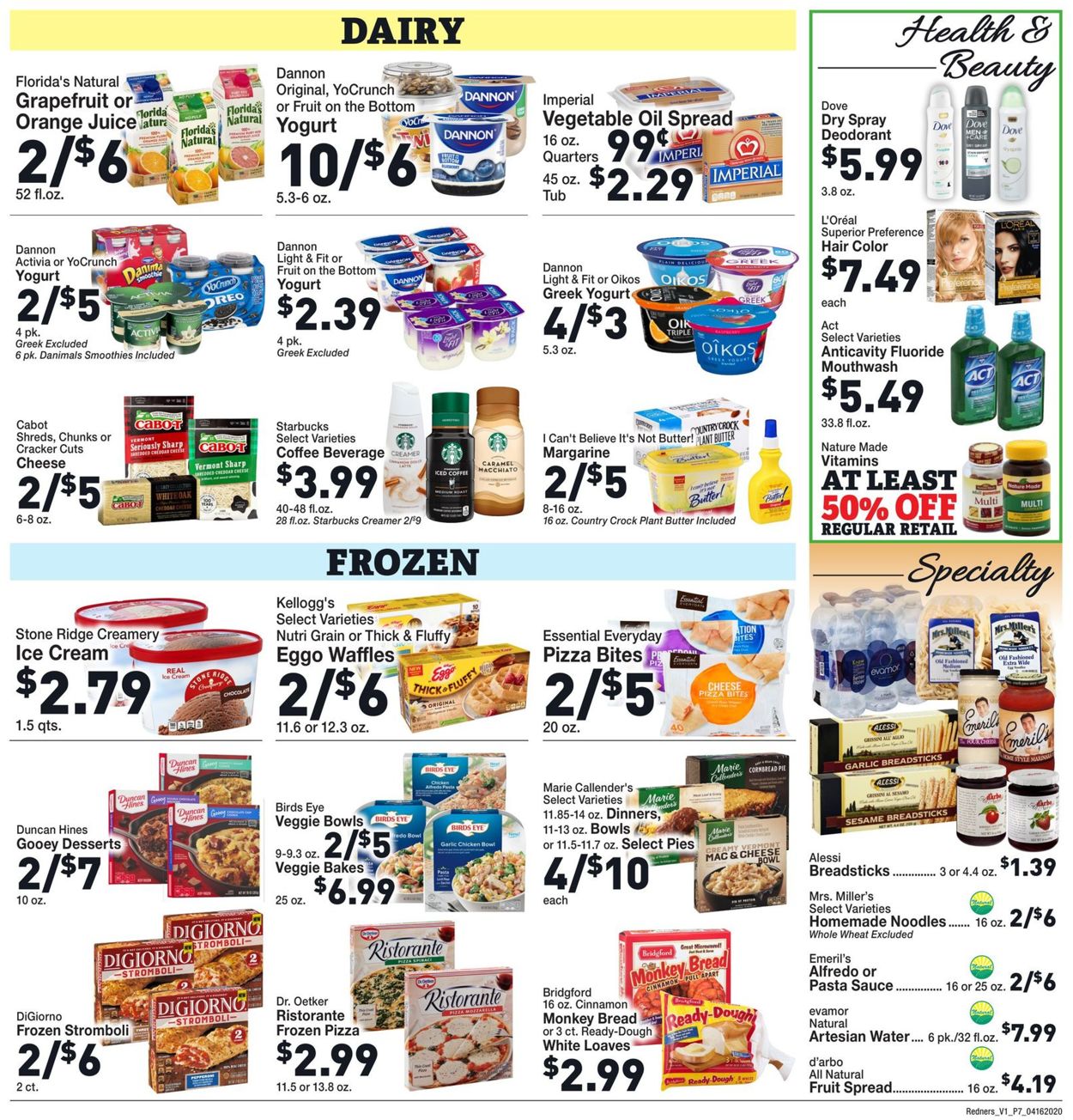 Catalogue Redner’s Warehouse Market from 04/16/2020