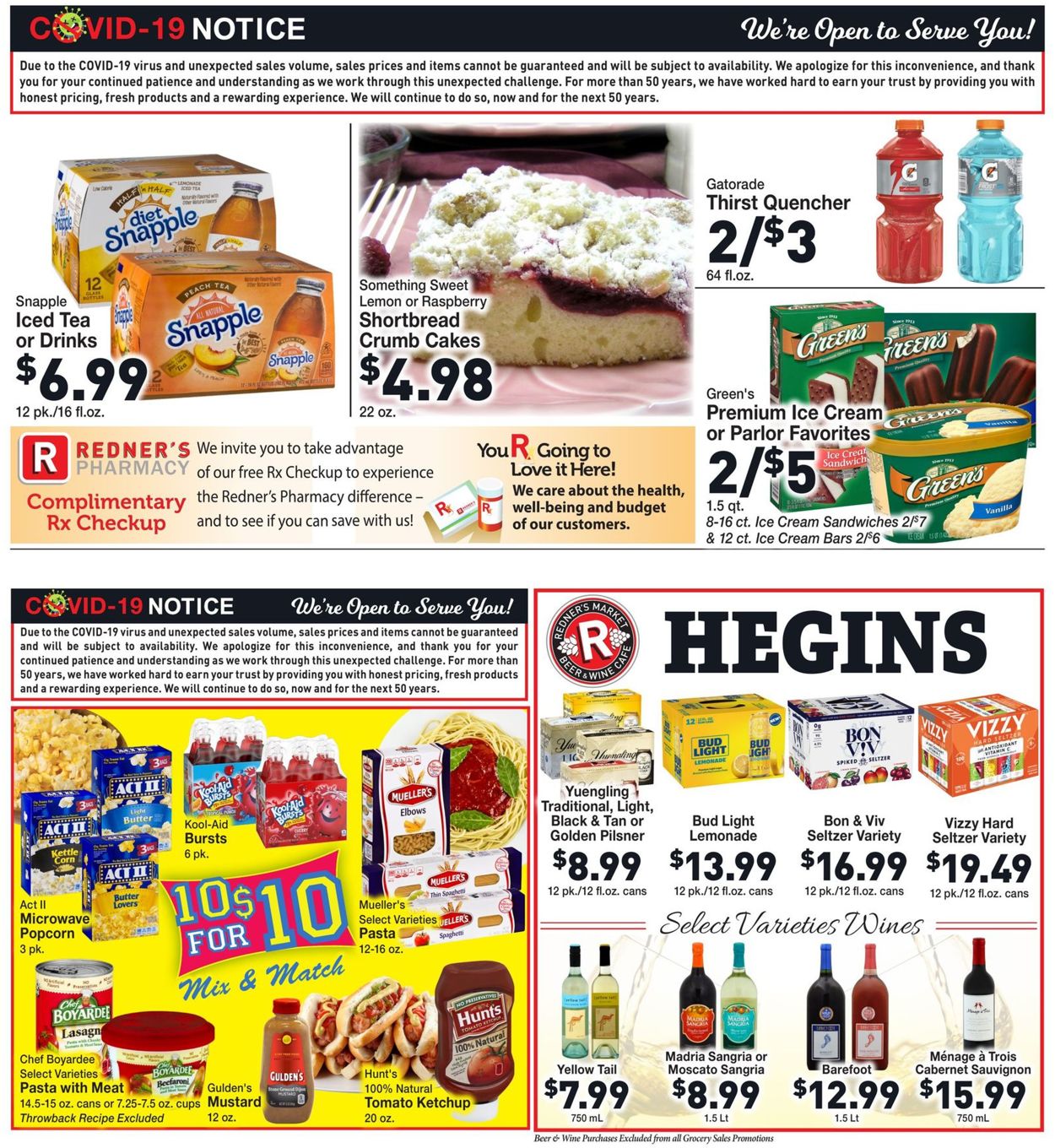Catalogue Redner’s Warehouse Market from 04/23/2020
