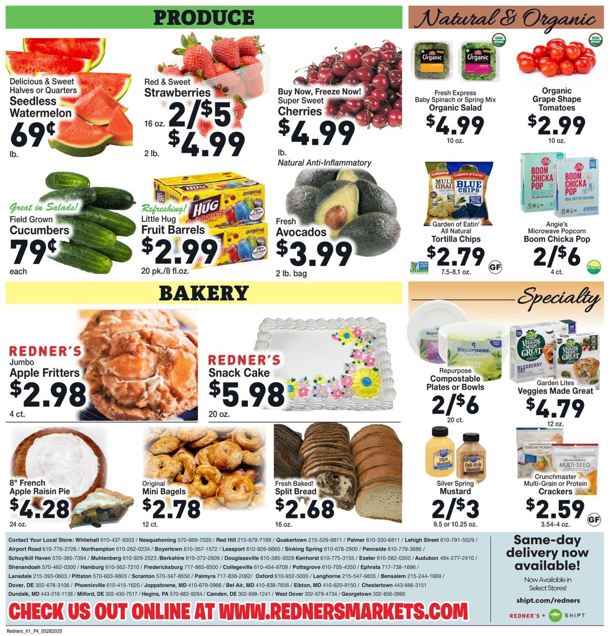 Catalogue Redner’s Warehouse Market from 05/28/2020