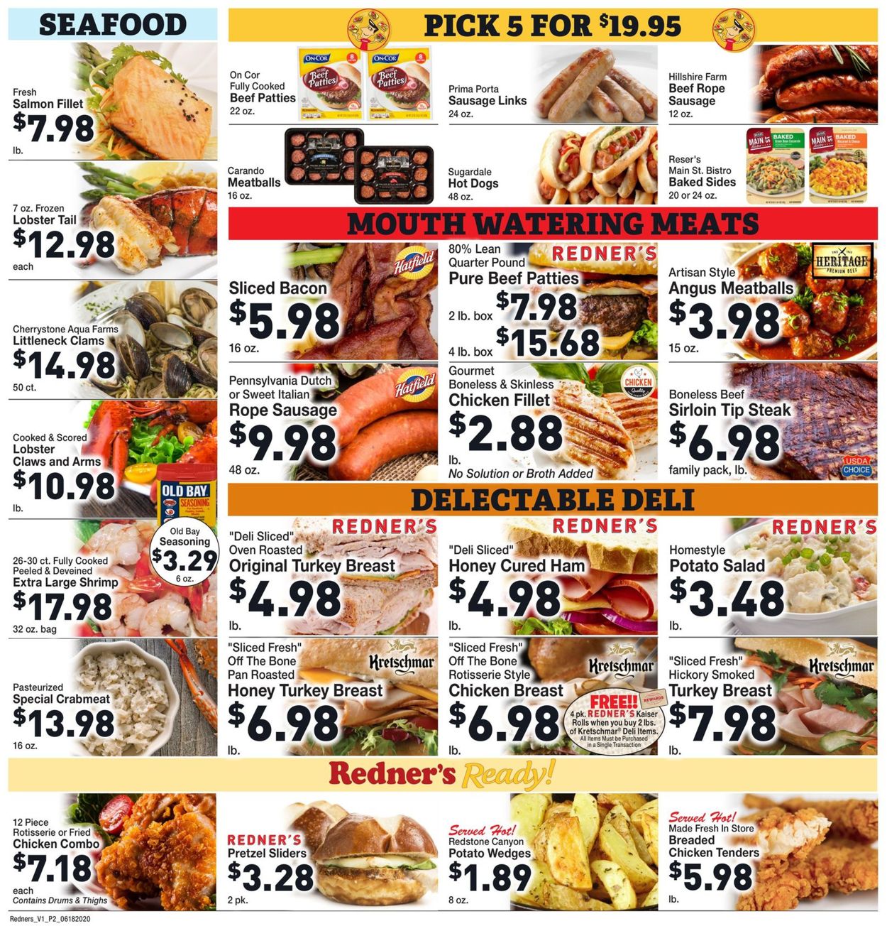 Catalogue Redner’s Warehouse Market from 06/18/2020