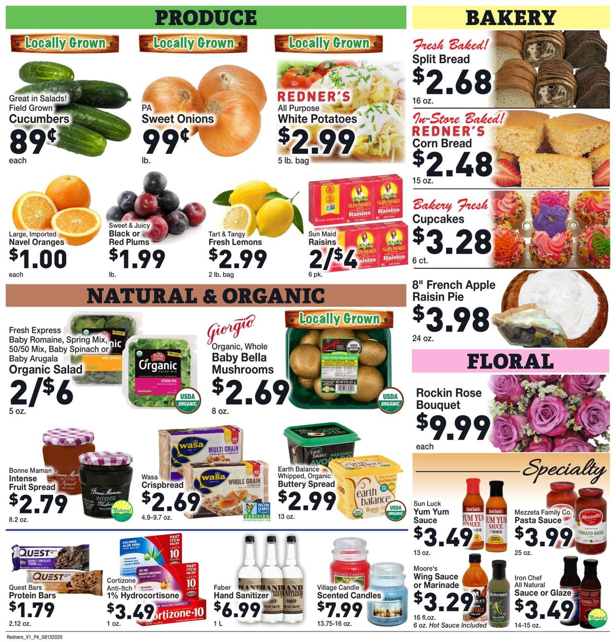 Catalogue Redner’s Warehouse Market from 08/13/2020