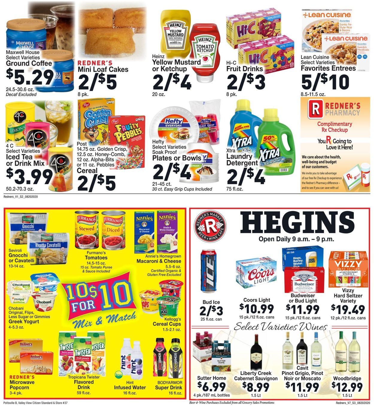 Catalogue Redner’s Warehouse Market from 08/20/2020