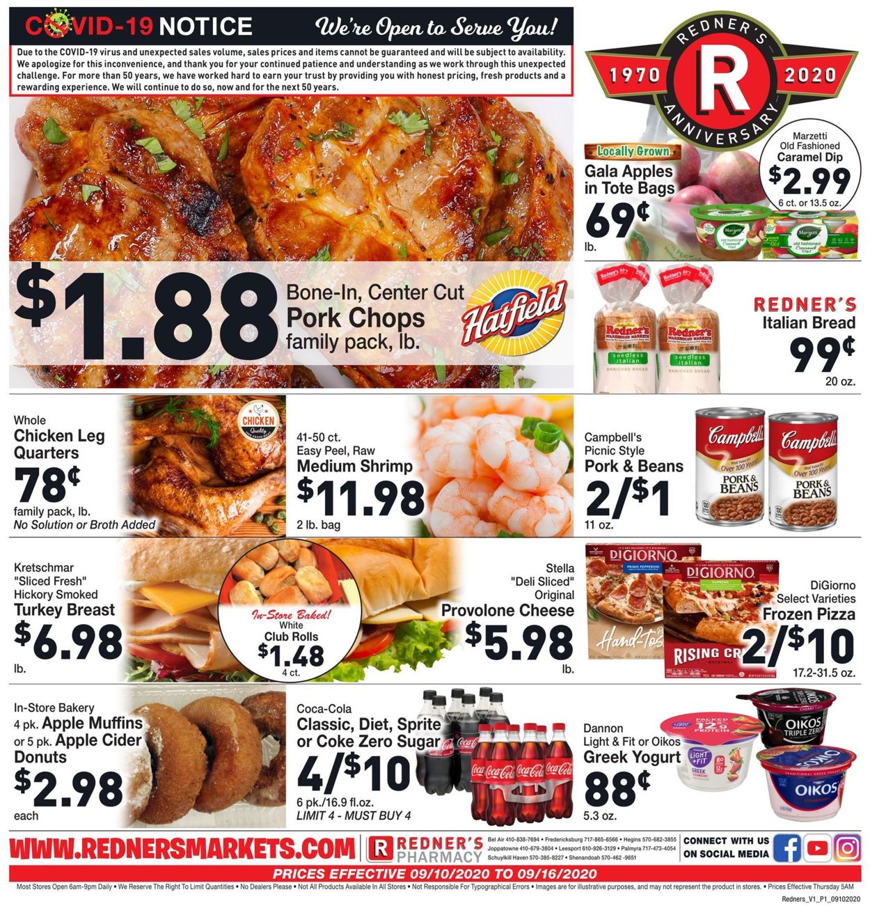 Catalogue Redner’s Warehouse Market from 09/10/2020