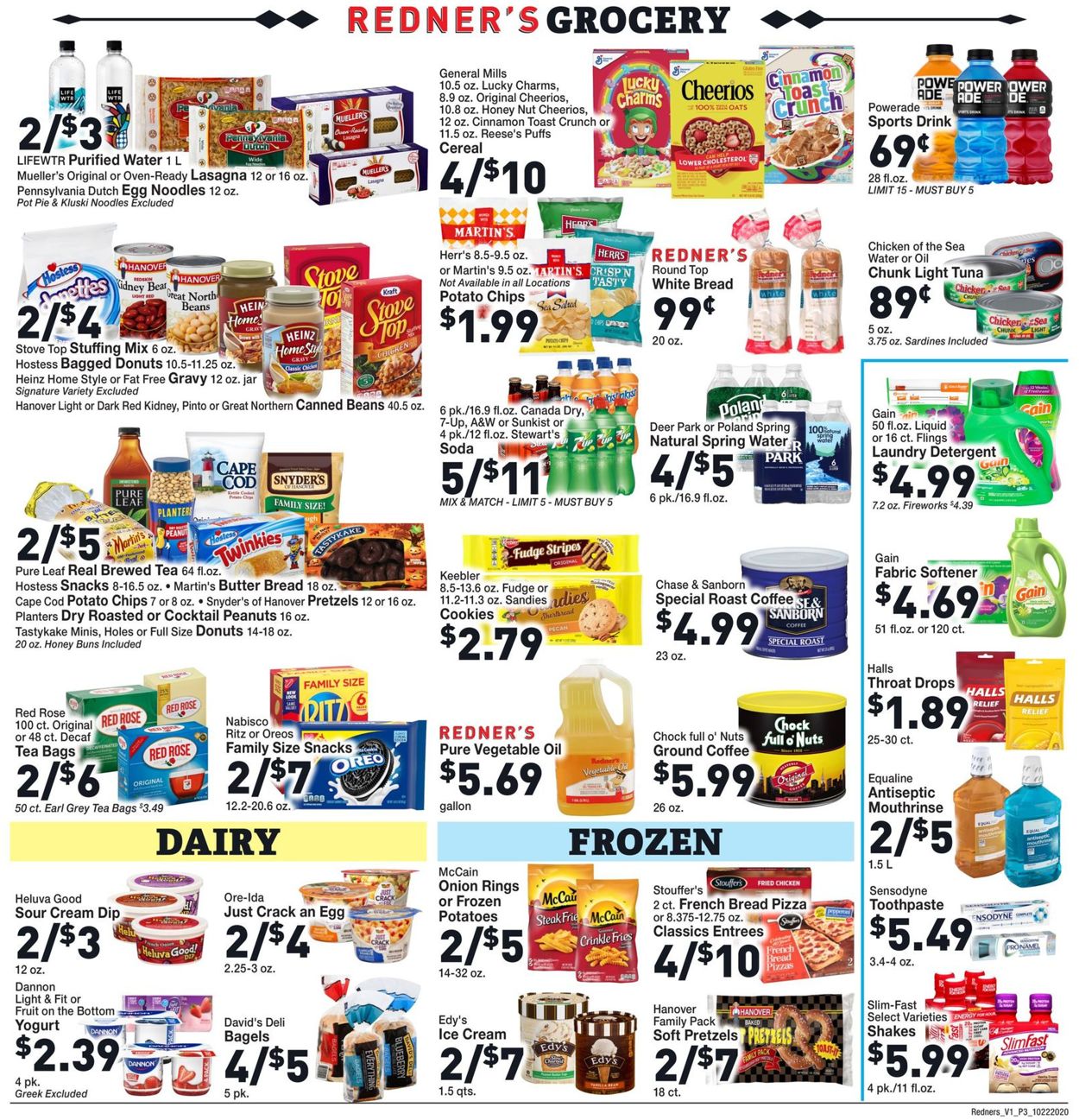 Catalogue Redner’s Warehouse Market from 10/22/2020