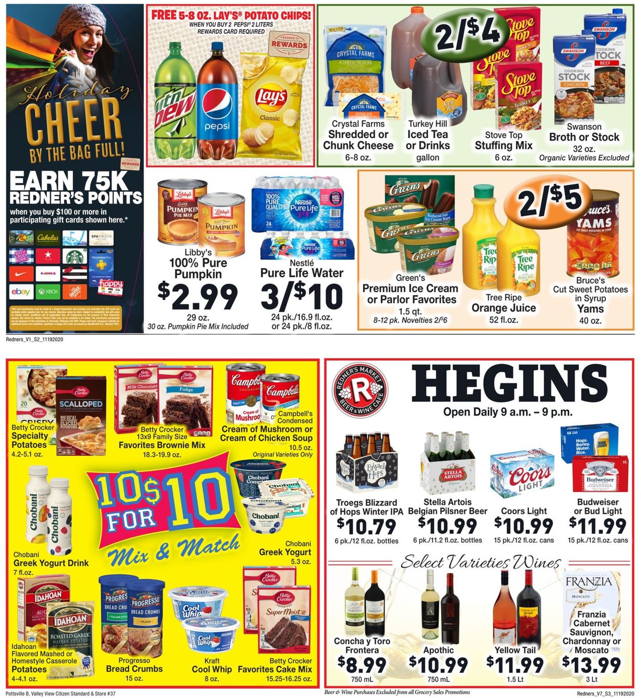 Catalogue Redner’s Warehouse Market from 11/19/2020