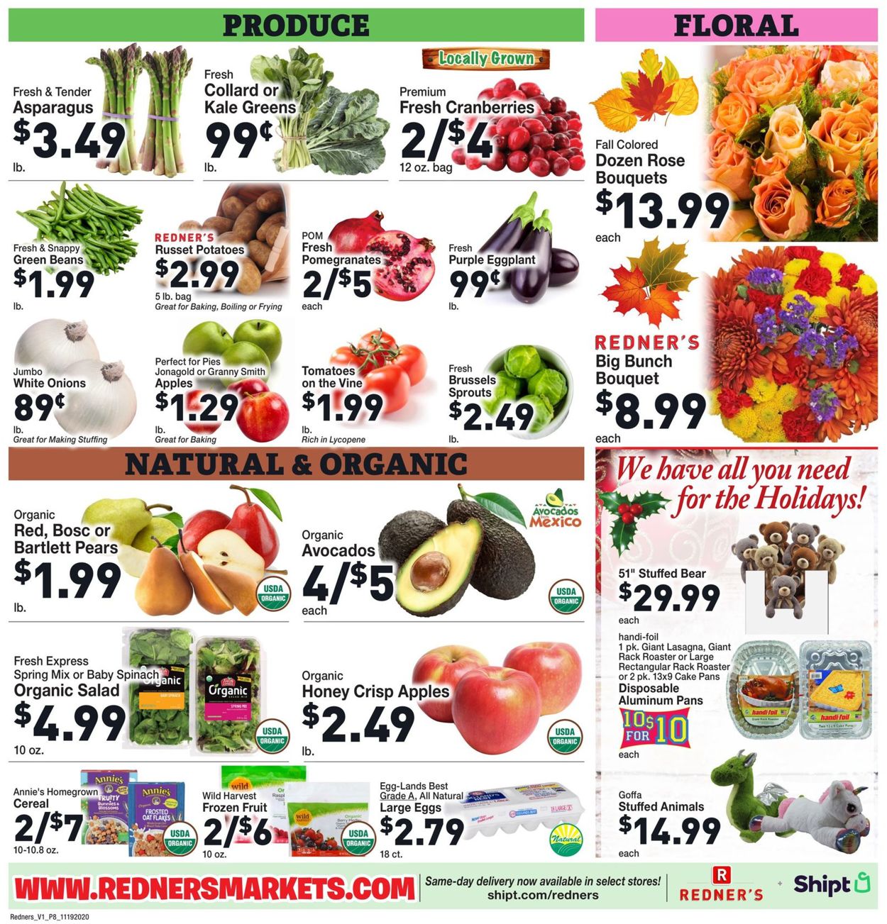 Catalogue Redner’s Warehouse Market from 11/19/2020