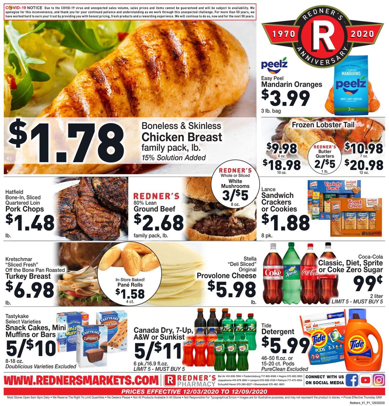 Catalogue Redner’s Warehouse Market from 12/03/2020