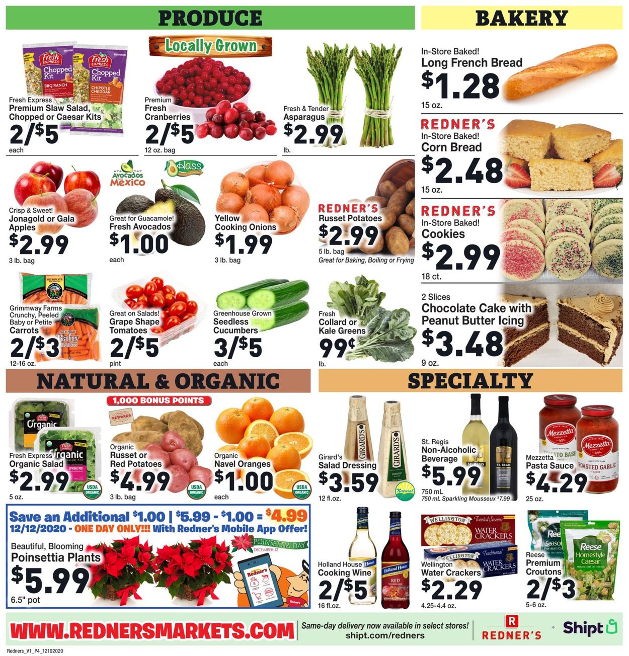 Catalogue Redner’s Warehouse Market from 12/10/2020