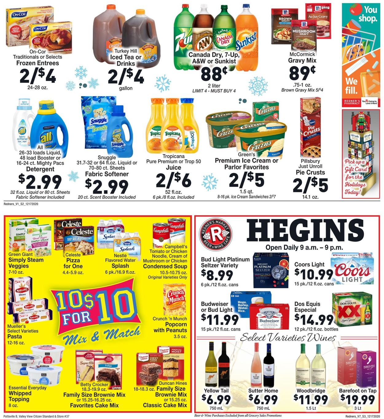Catalogue Redner’s Warehouse Market from 12/17/2020