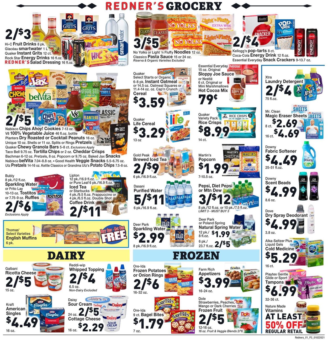 Catalogue Redner’s Warehouse Market from 01/02/2021