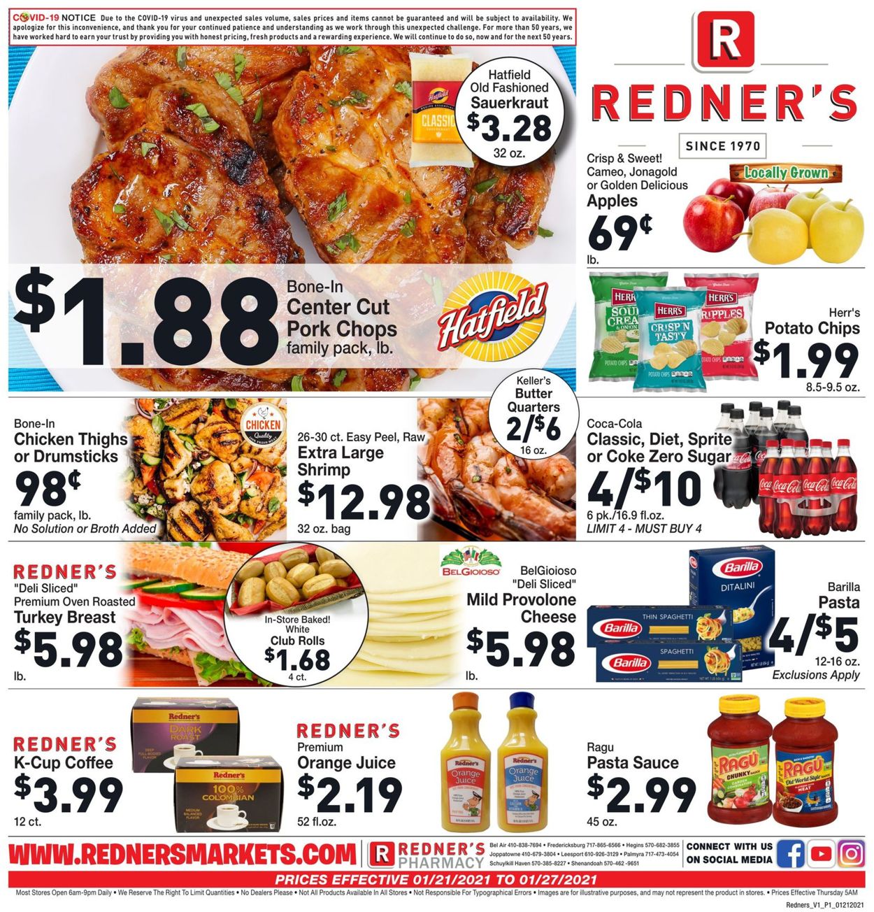 Catalogue Redner’s Warehouse Market from 01/21/2021