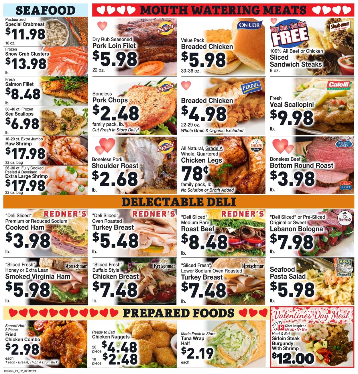 Catalogue Redner’s Warehouse Market from 02/11/2021