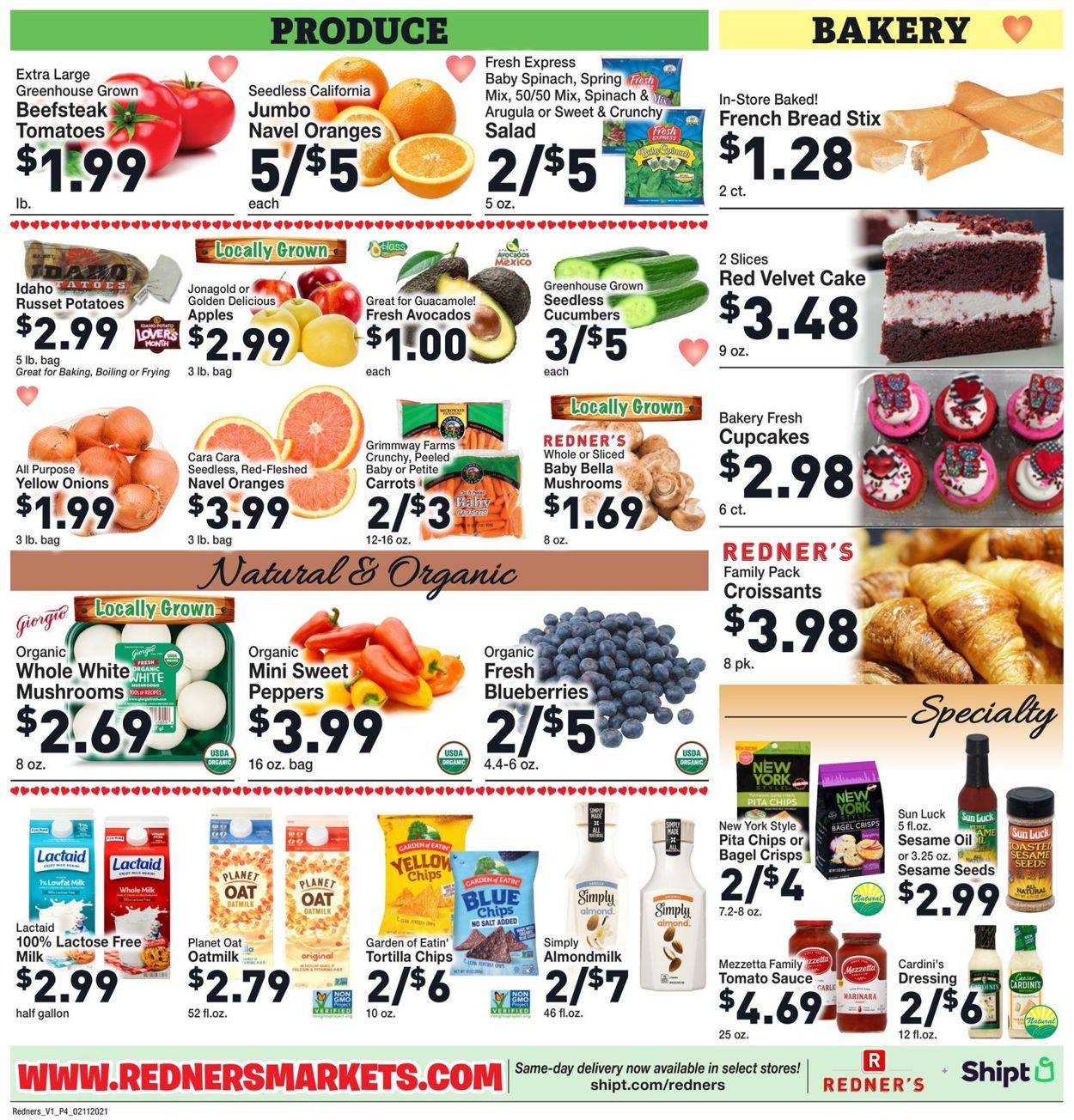 Catalogue Redner’s Warehouse Market from 02/11/2021