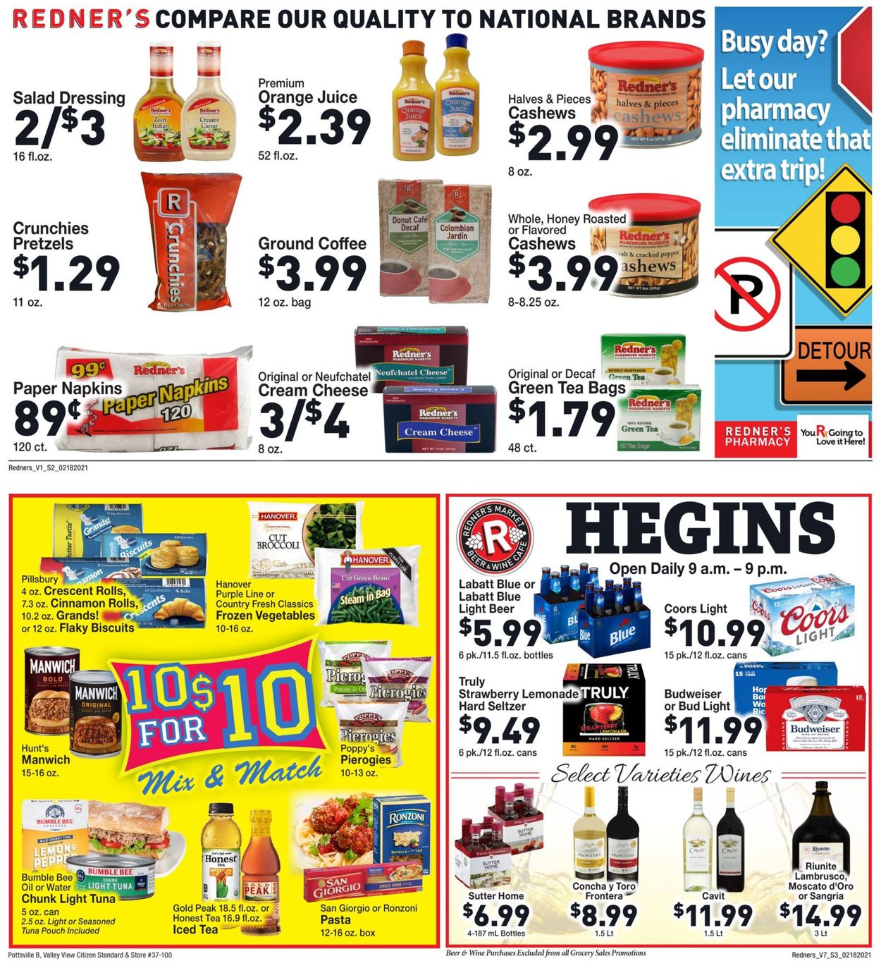 Catalogue Redner’s Warehouse Market from 02/18/2021