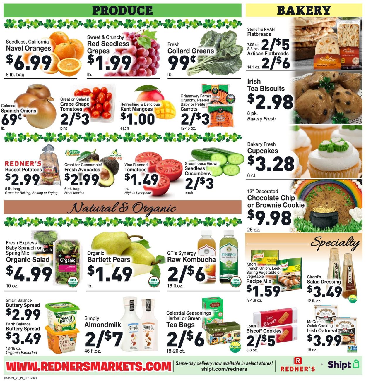 Catalogue Redner’s Warehouse Market from 03/11/2021