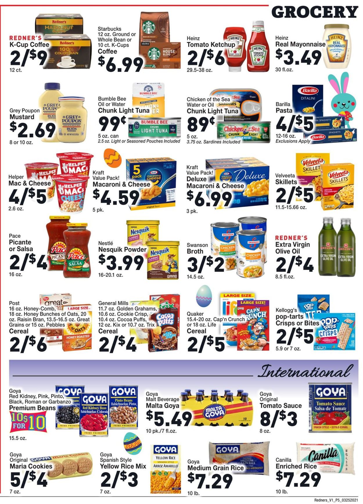 Catalogue Redner’s Warehouse Market from 03/25/2021