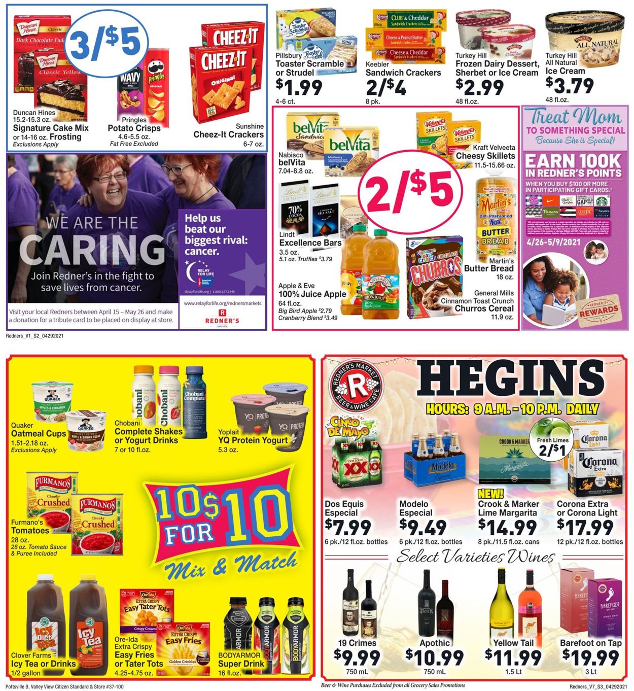 Catalogue Redner’s Warehouse Market from 04/29/2021