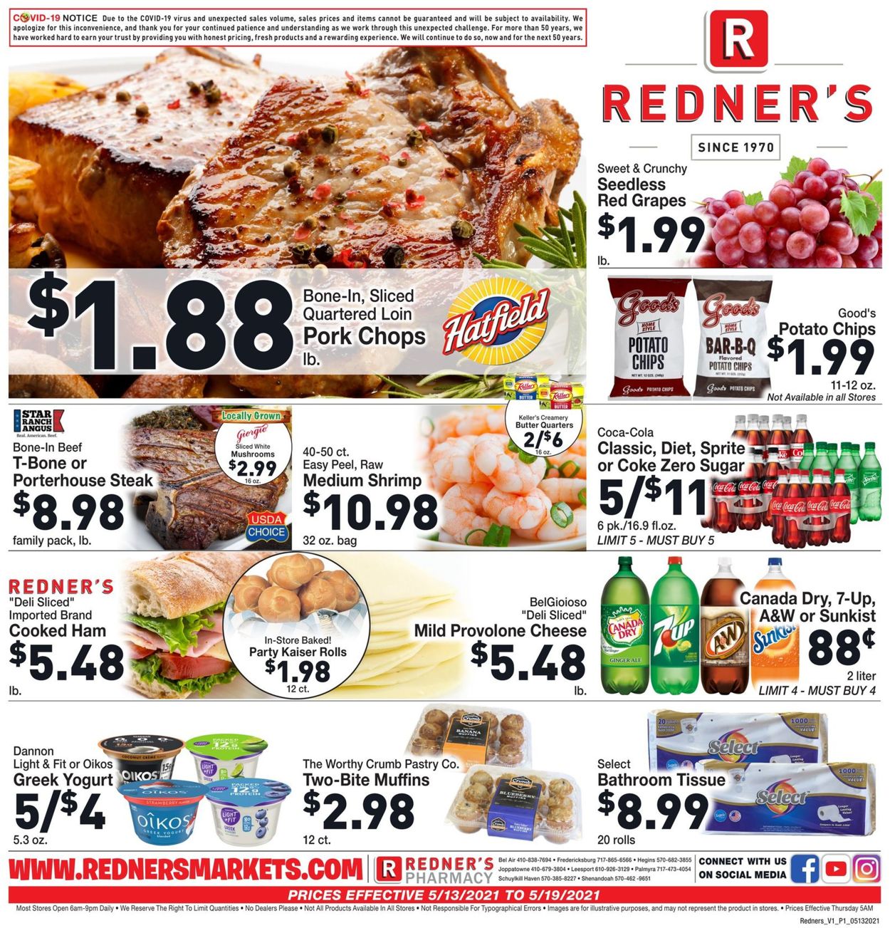 Catalogue Redner’s Warehouse Market from 05/13/2021