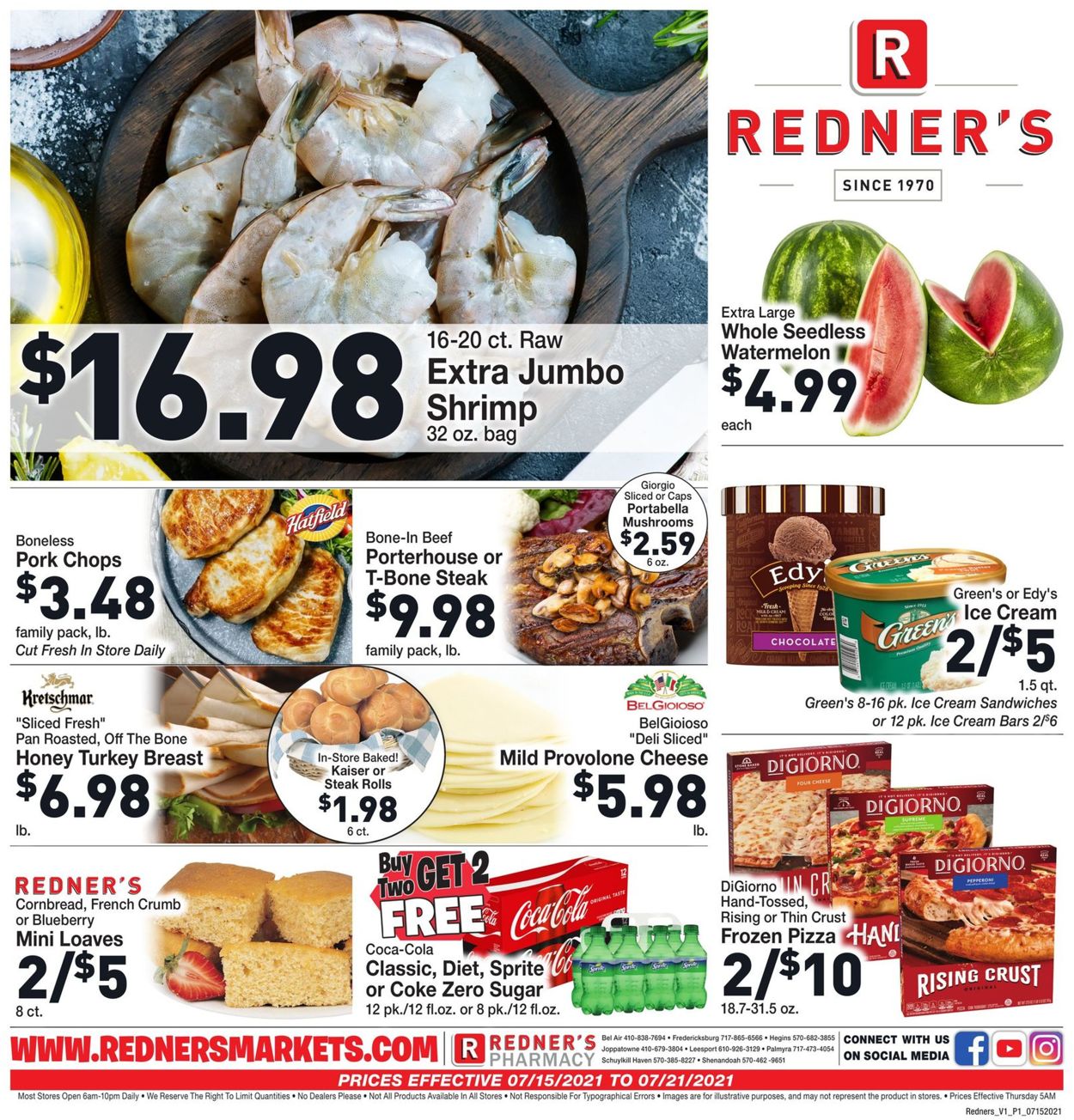 Catalogue Redner’s Warehouse Market from 07/15/2021