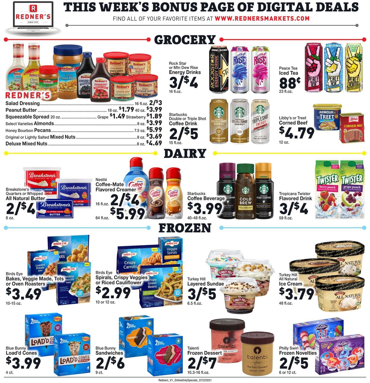 Catalogue Redner’s Warehouse Market from 07/22/2021