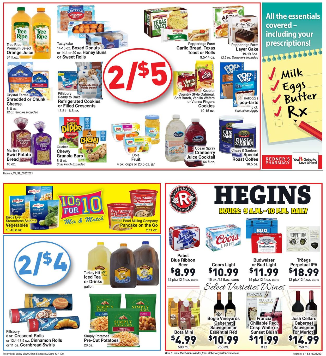 Catalogue Redner’s Warehouse Market from 09/23/2021