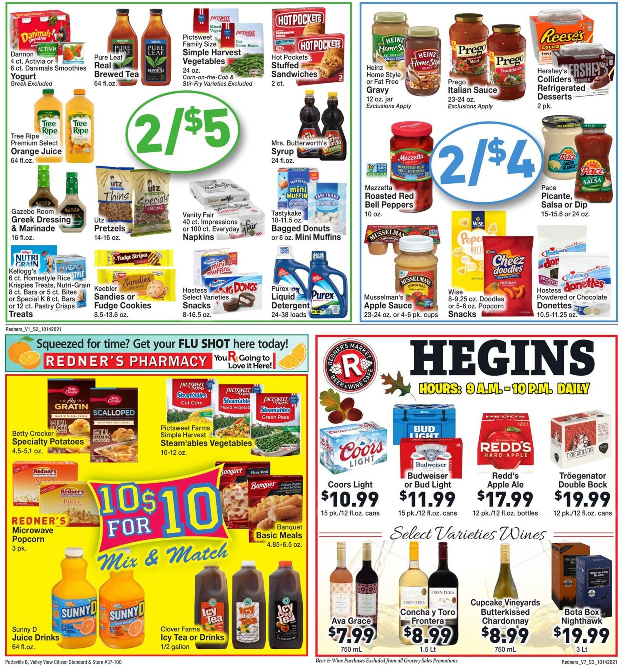 Catalogue Redner’s Warehouse Market from 10/14/2021