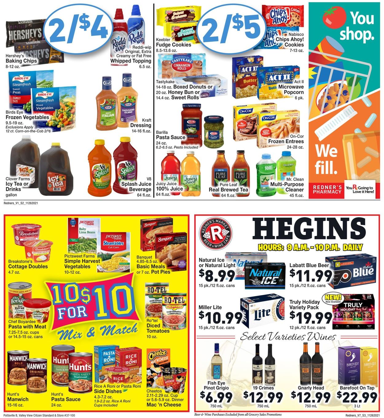 Catalogue Redner’s Warehouse Market from 11/26/2021