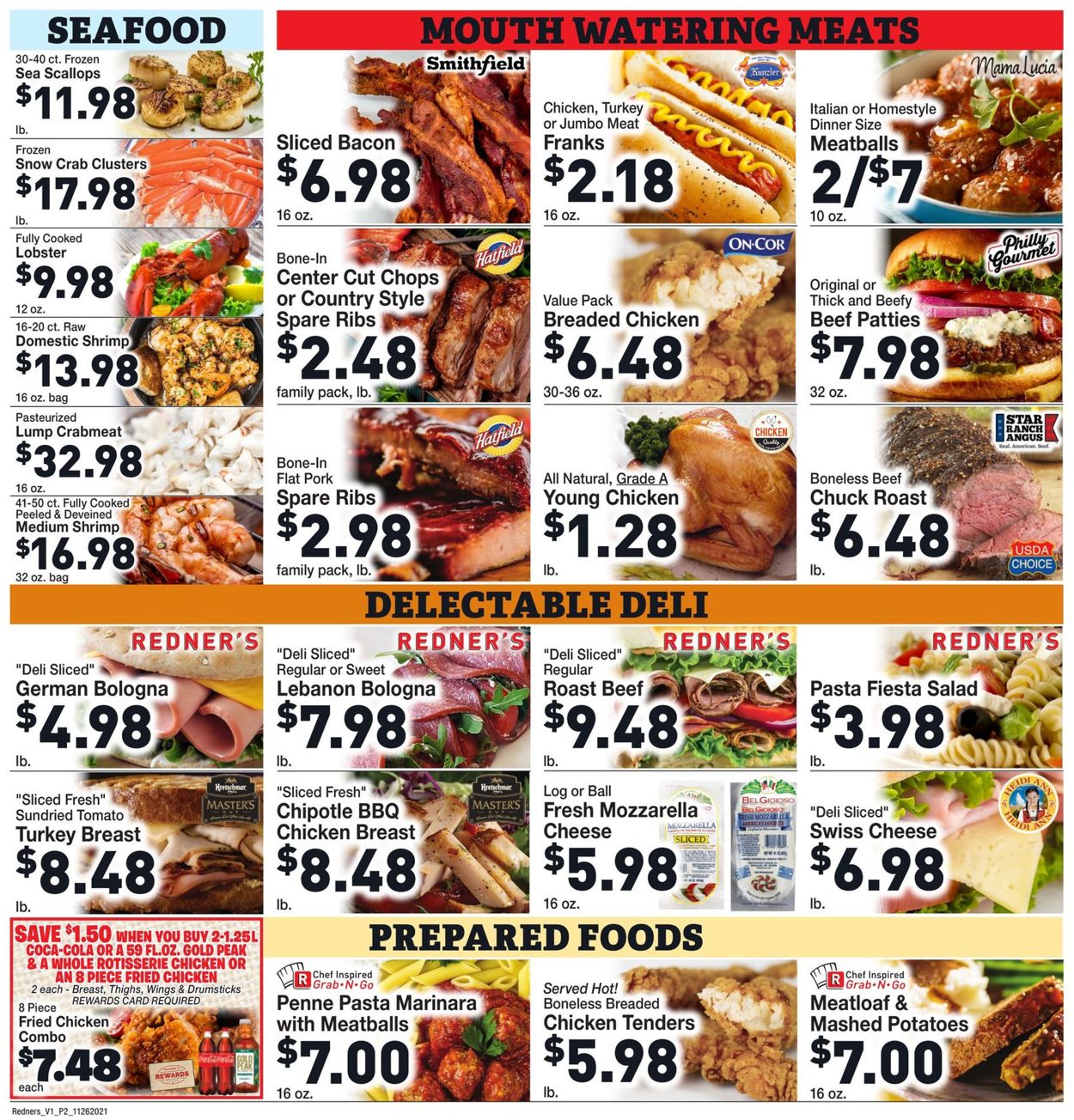 Catalogue Redner’s Warehouse Market from 11/26/2021