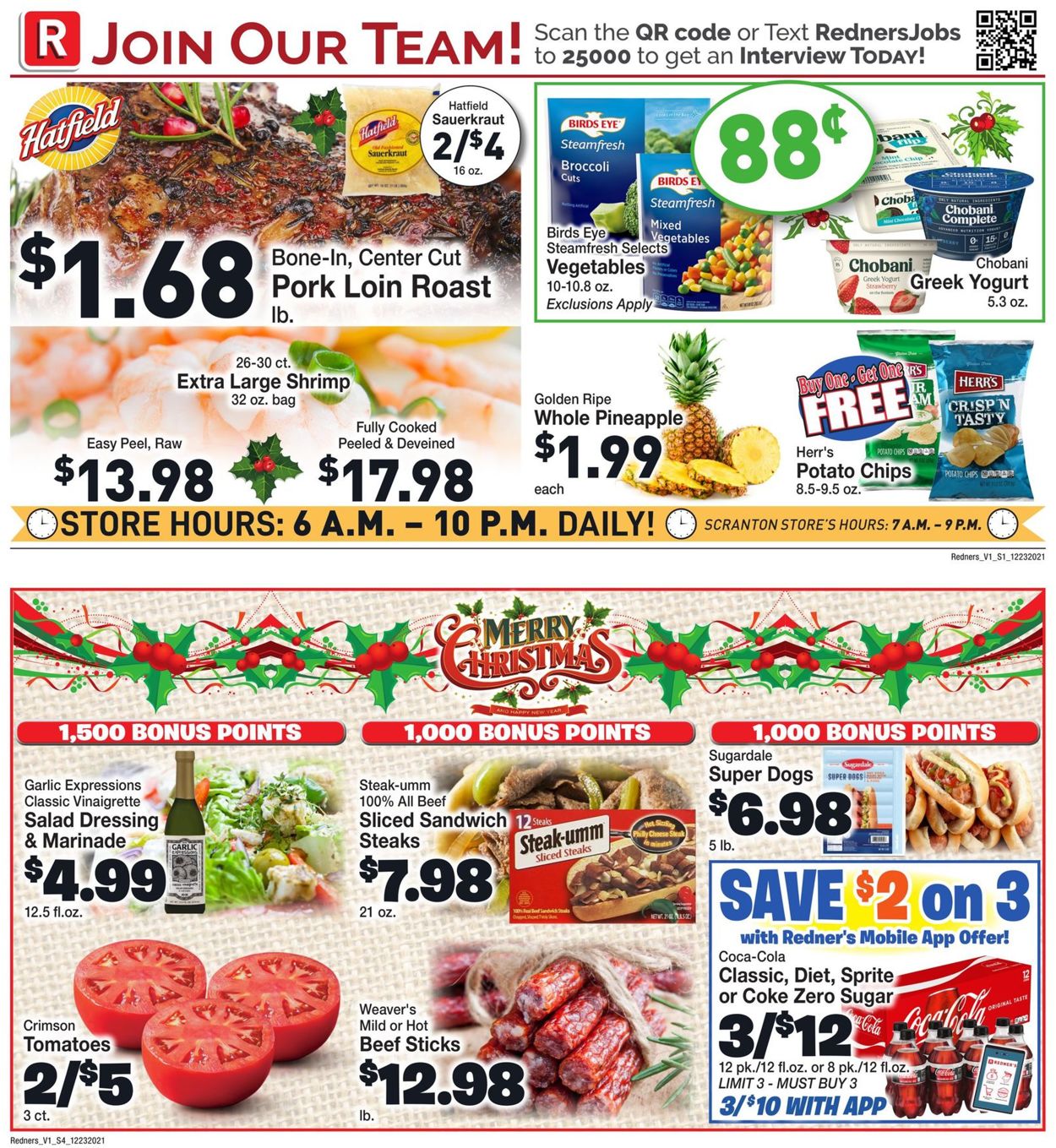 Catalogue Redner’s Warehouse Market from 12/23/2021