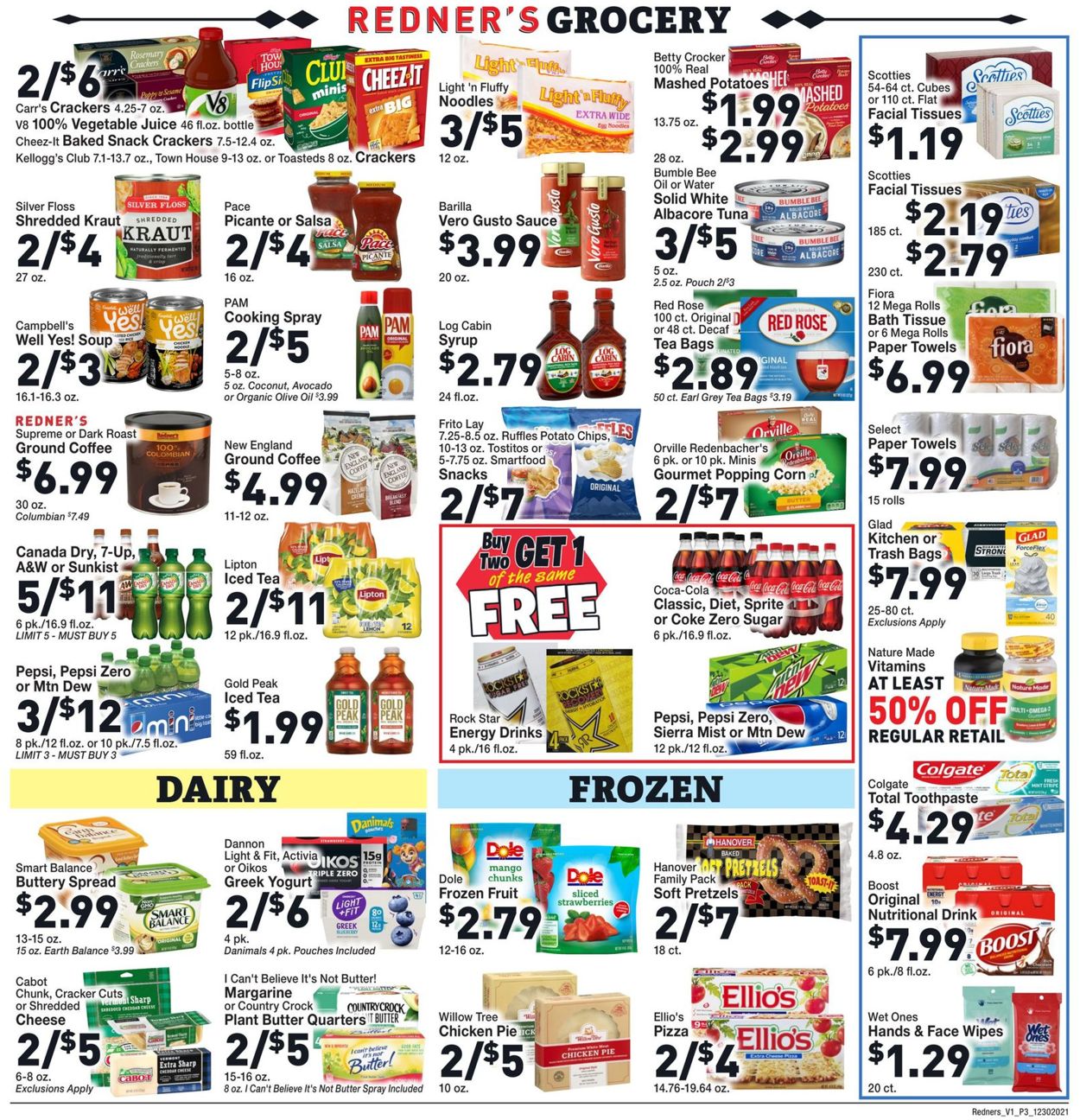 Catalogue Redner’s Warehouse Market from 12/30/2021