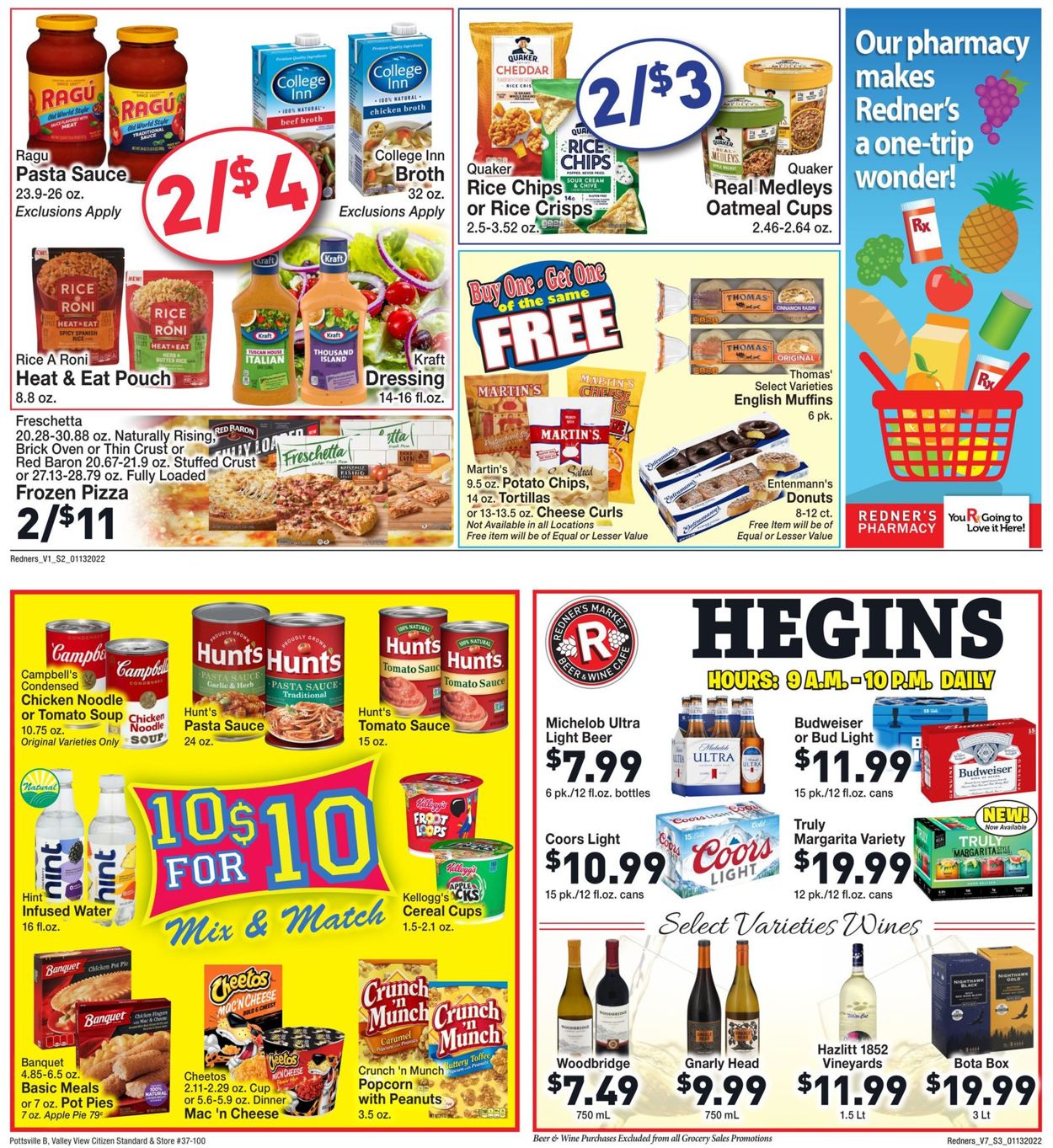 Catalogue Redner’s Warehouse Market from 01/13/2022
